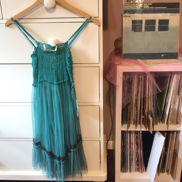 Free People Dresses & Skirts - NWT Free People FP ONE Princess Smocking Slip Mini Dress Rare Holy Grail New Sm